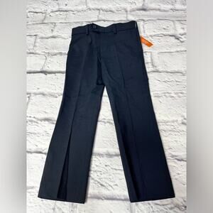 Tallia tech boys flat front navy blue dress pants new with tags size 6